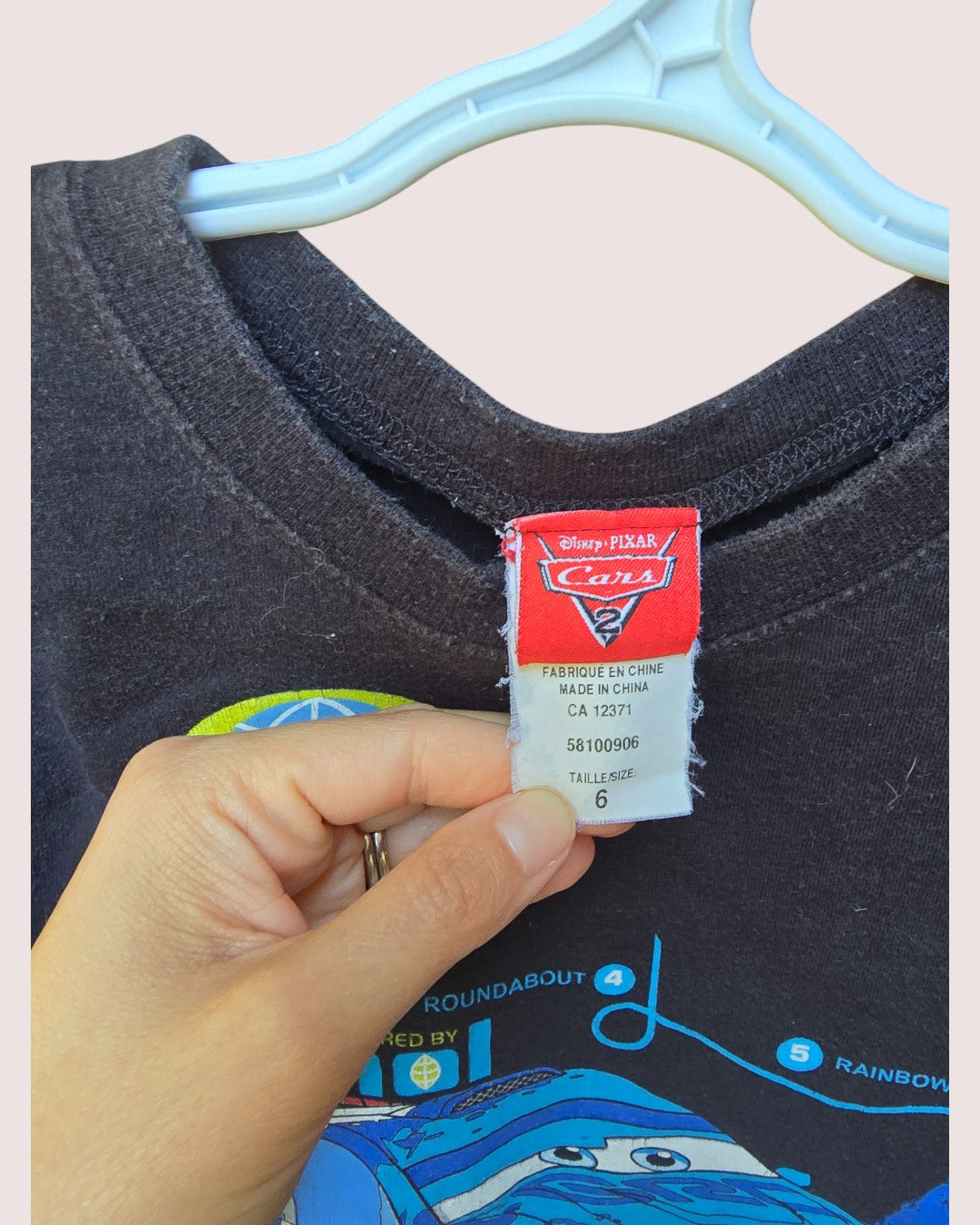 Disney Cars 2 short sleeve tee Tagged 6