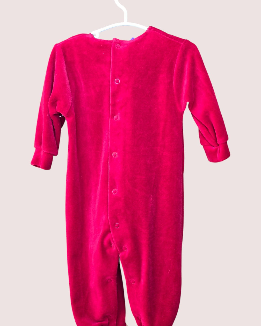 NWT Disney Pooh velour sleeper/romper Tagged 6-12m