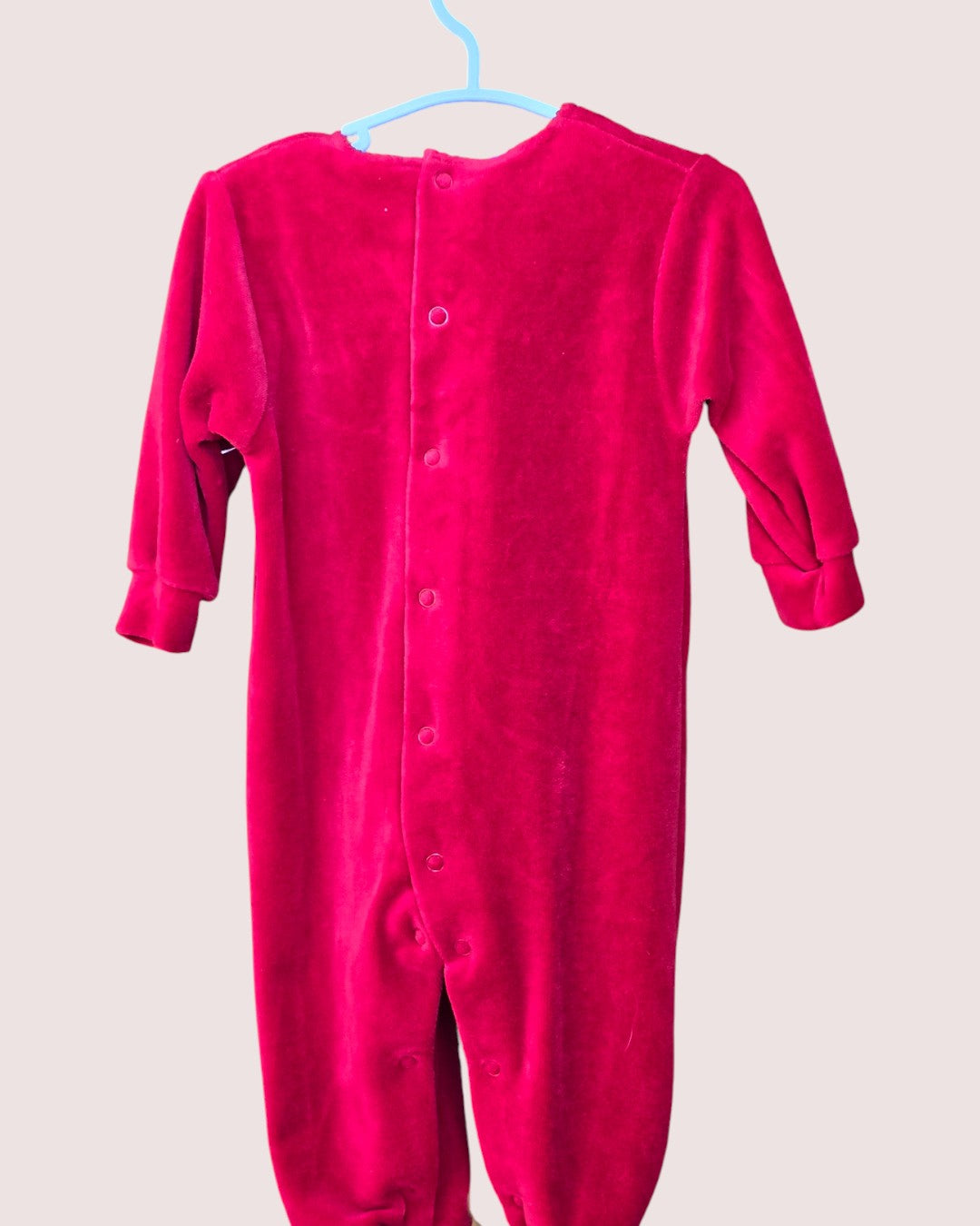 NWT Disney Pooh velour sleeper/romper Tagged 6-12m