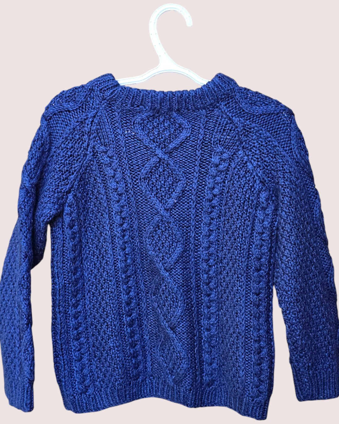 Handknit sweater 3-5T