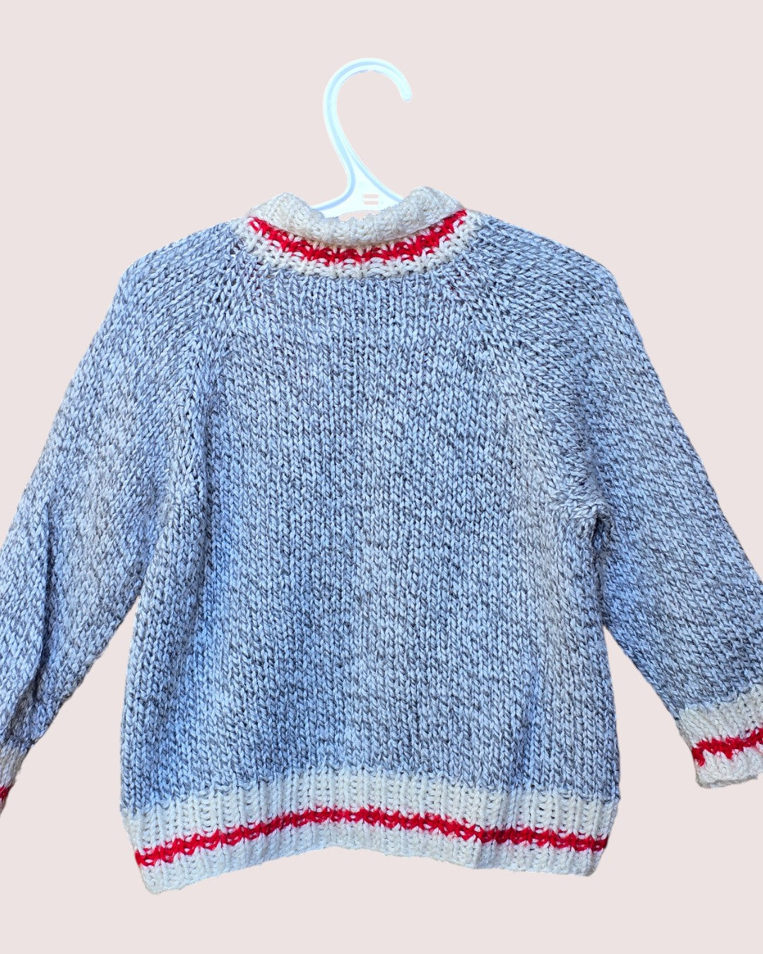Handknit cabin sweater Cardigan 3-5T