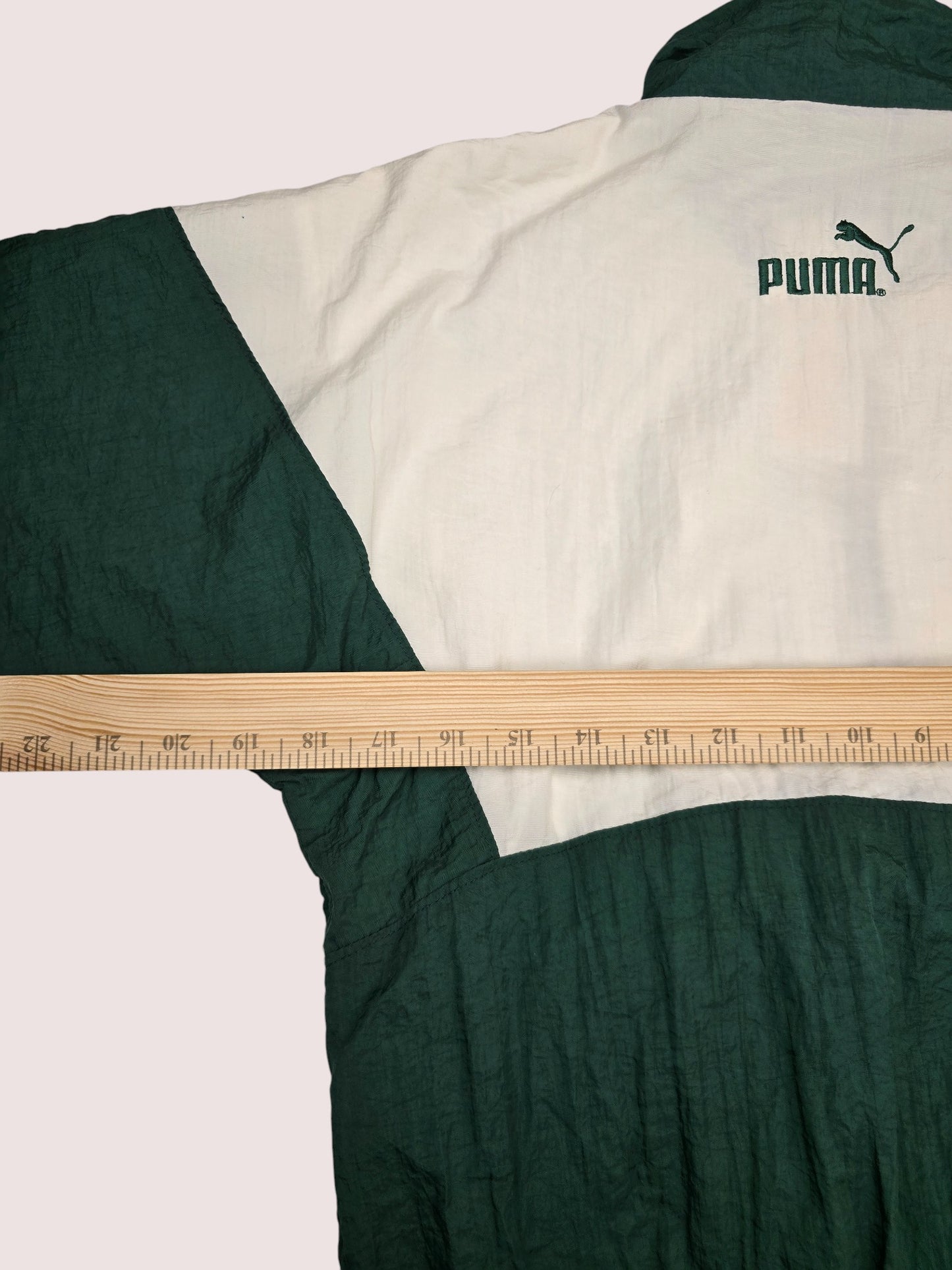 Vintage Puma colourblock windbreaker jacket Tagged Youth S