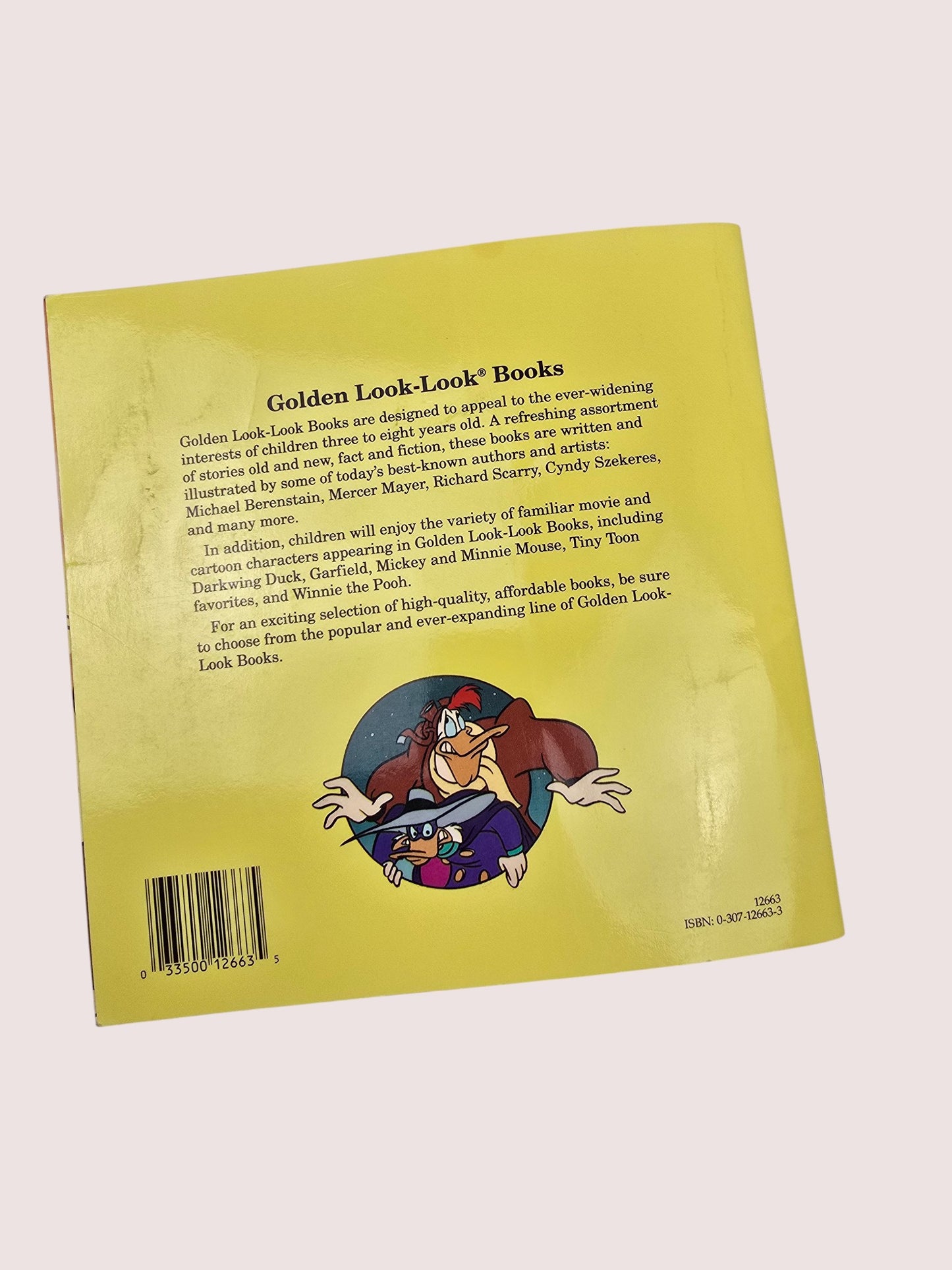 Vintage Darkwing Duck paperback book