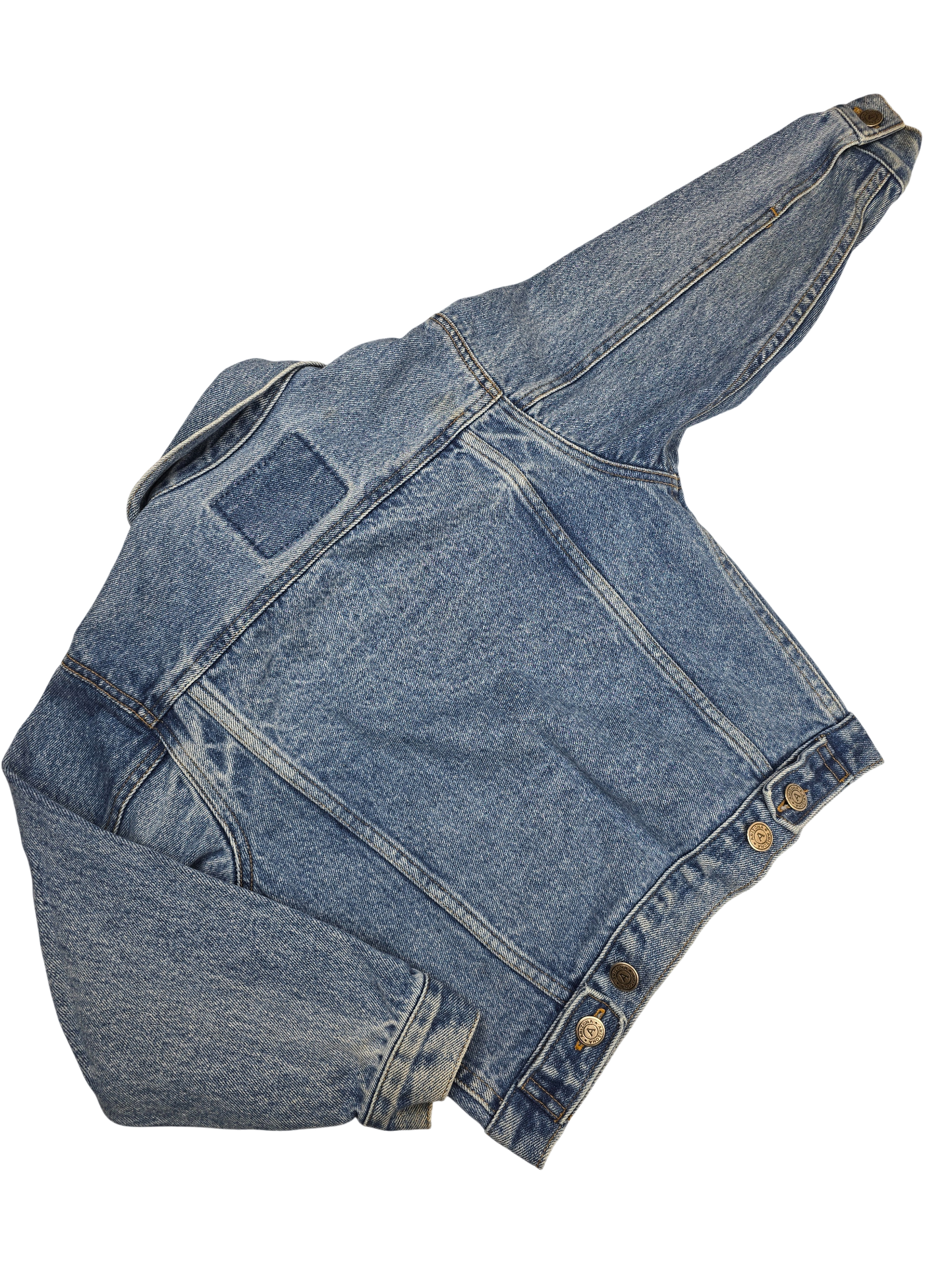 Vintage lightwash denim jacket best fit 7-9Y