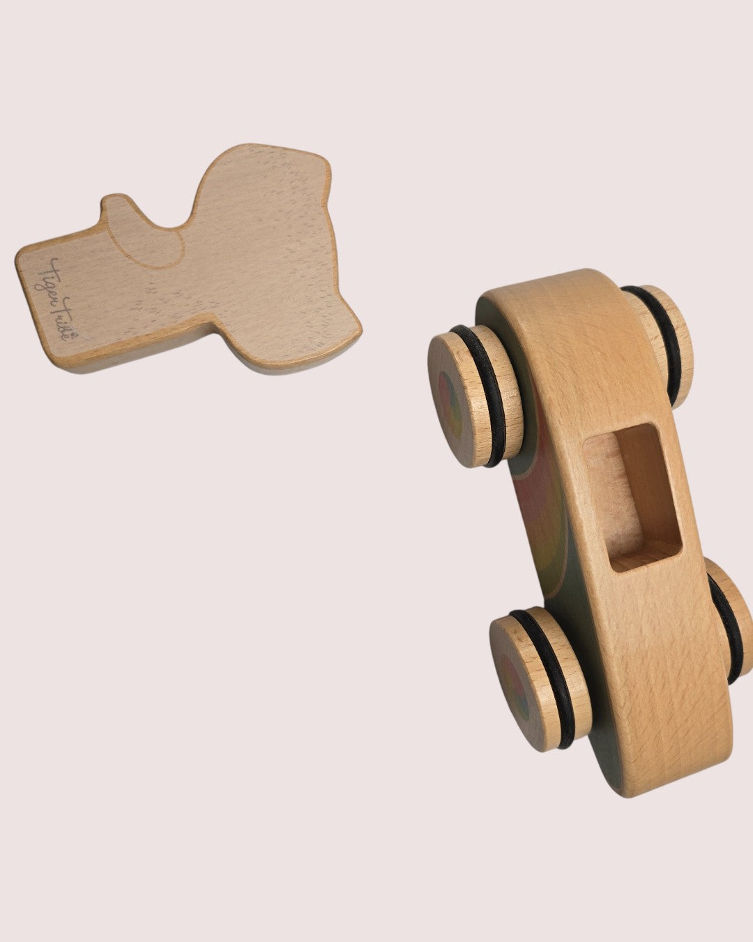 Tiger tribe wooden rainbow cruiser kitty