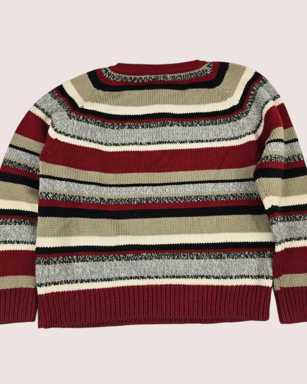 Vintage Sears acrylic knit striped sweater best for 4-5T