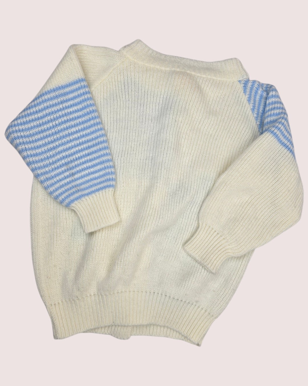 Vintage acrylic knit cardigan Tagged 3X
