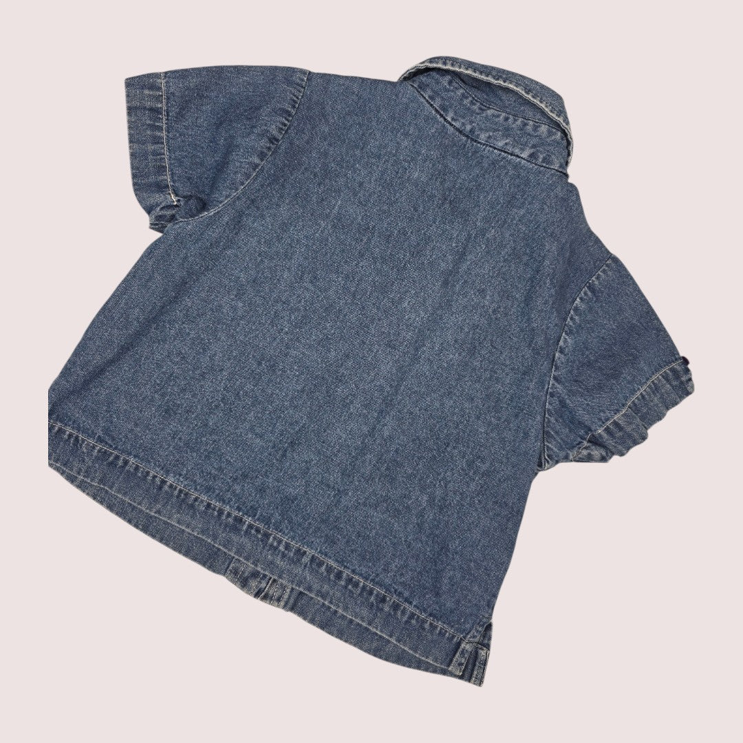 Vintage Real Clothes denim top Youth S