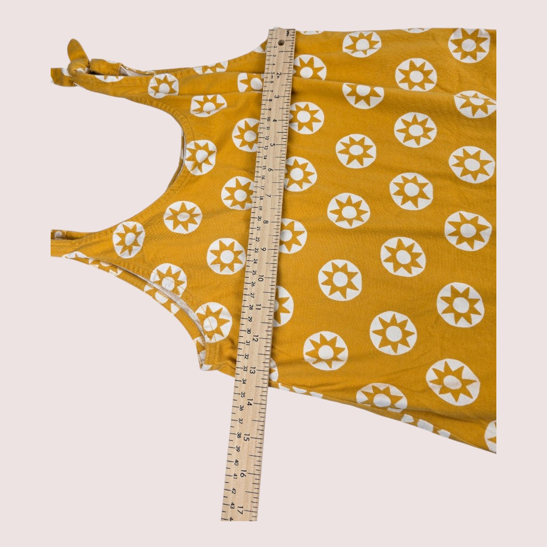 Tea Collection tank dress with drop waist 14Y