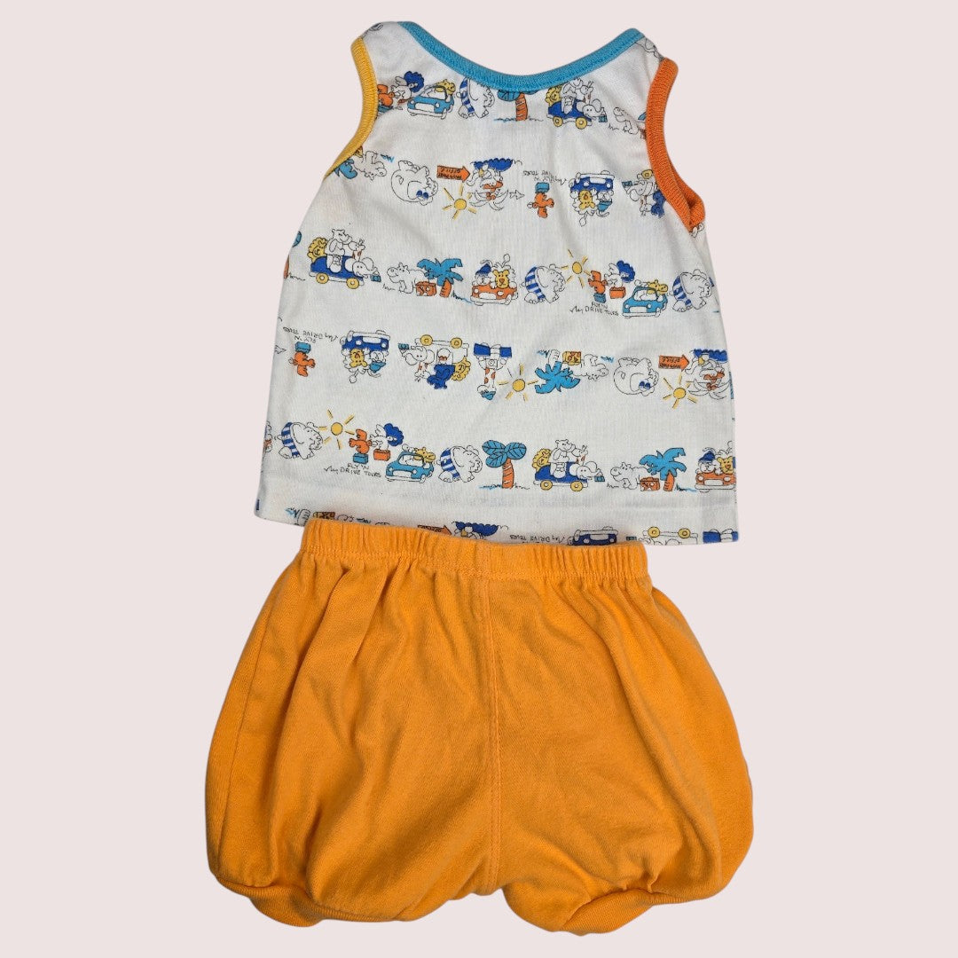 12-18m set Vintage HealthTex and Carters shorts and tank