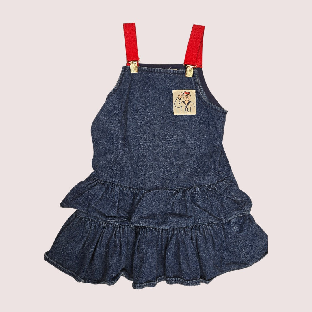 vintage denim jumper dress 3-4T PT: Dresses casual jumpsuit Size:EU 37 Regular Habitat Luxe Ponte Crop