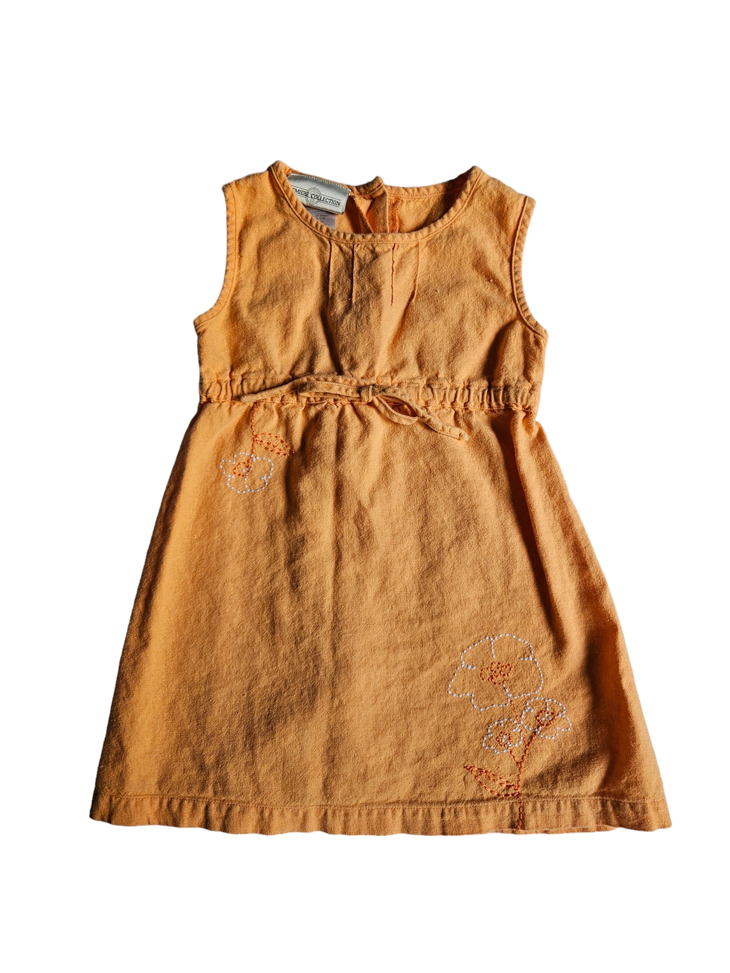 Vintage linen blend dress Size 4