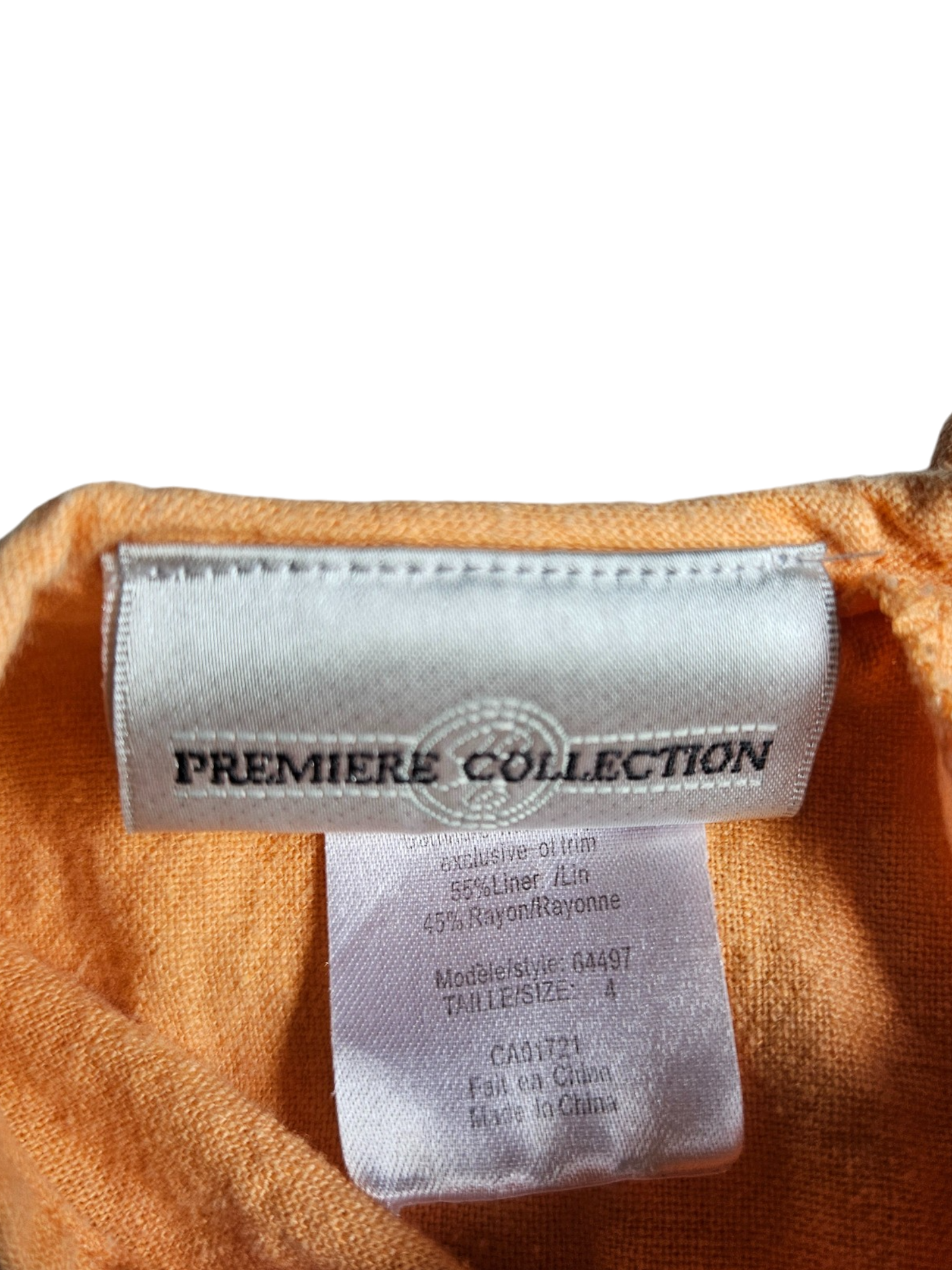 Vintage linen blend dress Size 4