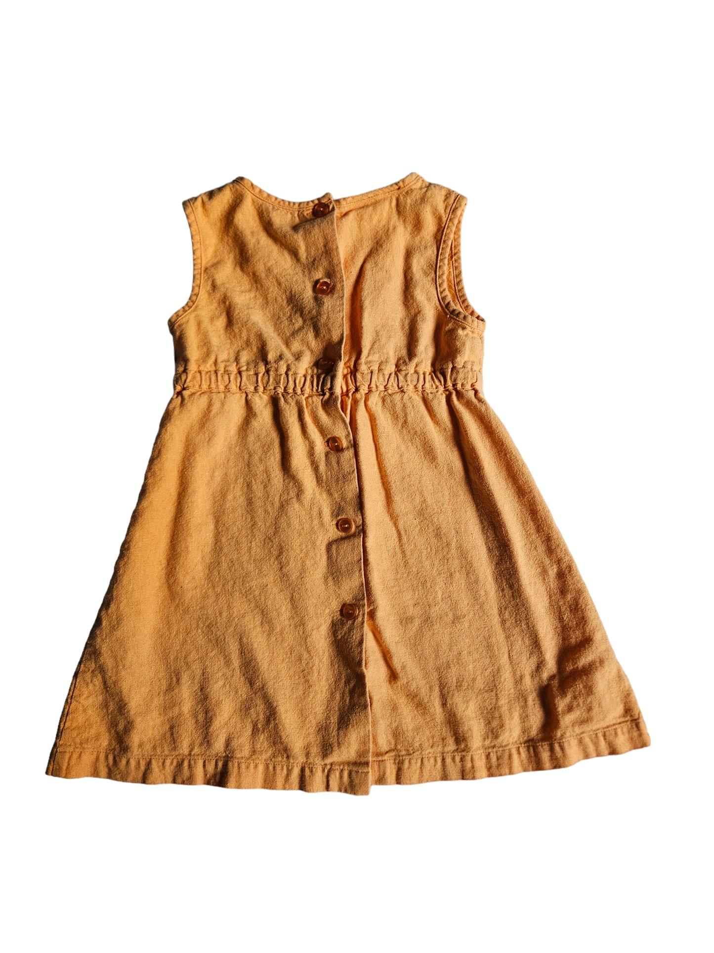 Vintage linen blend dress Size 4