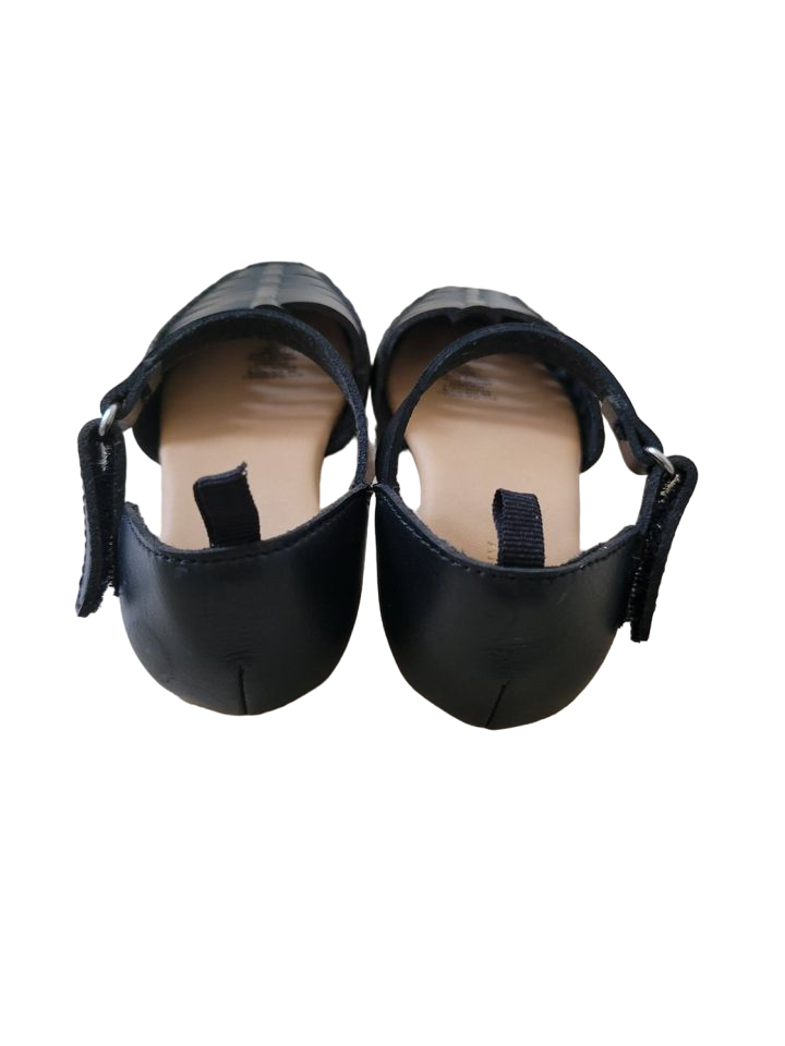 Old Navy Faux Leather Ankle Strap Huarache Flats C9
