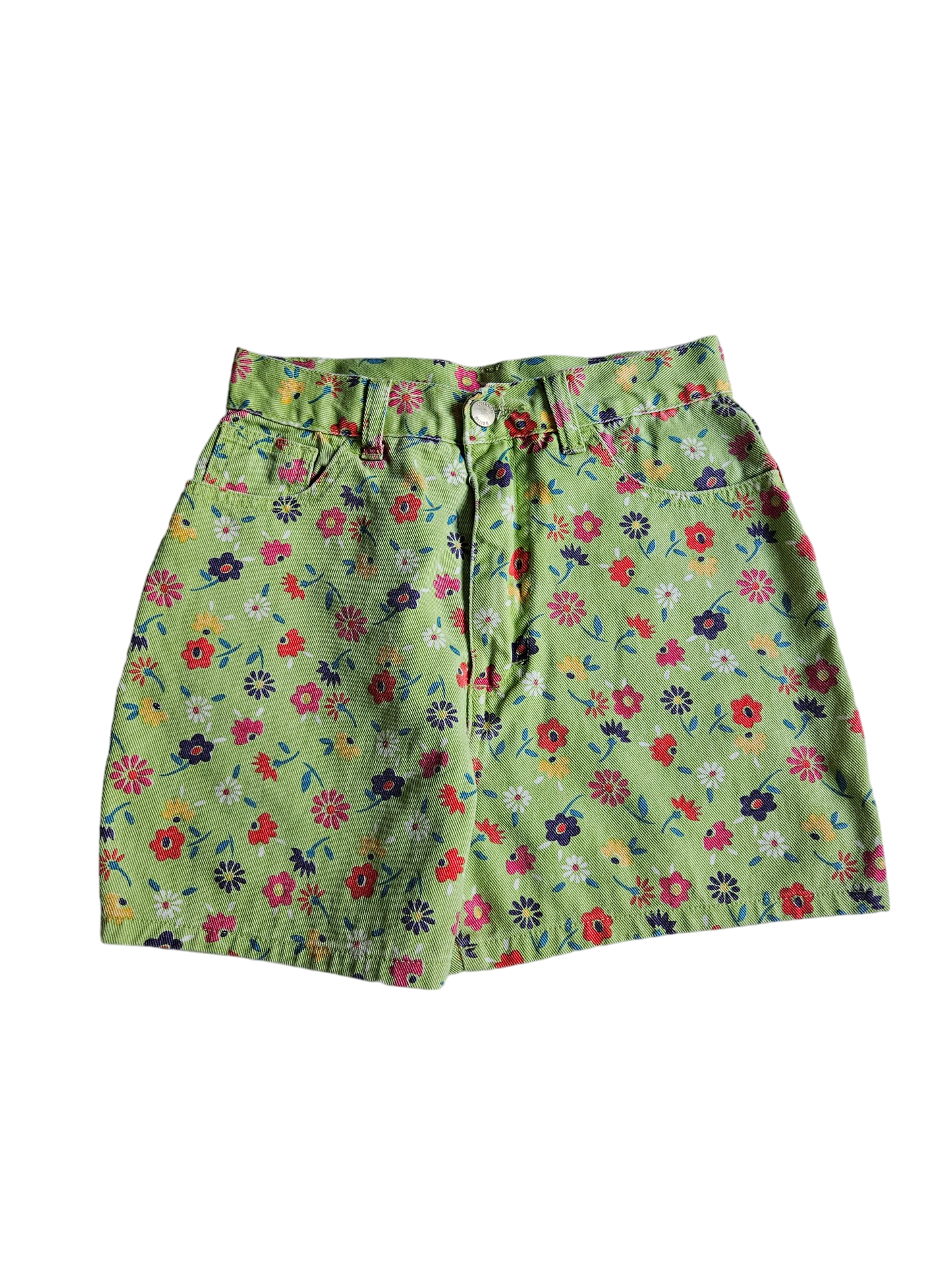 Vintage London Blues floral print jean shorts Tagged 14