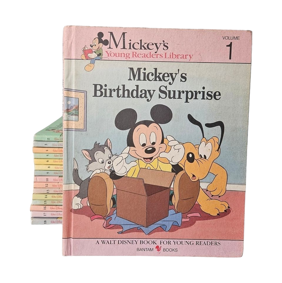 Vintage Mickey's Young Reader Library collection Books