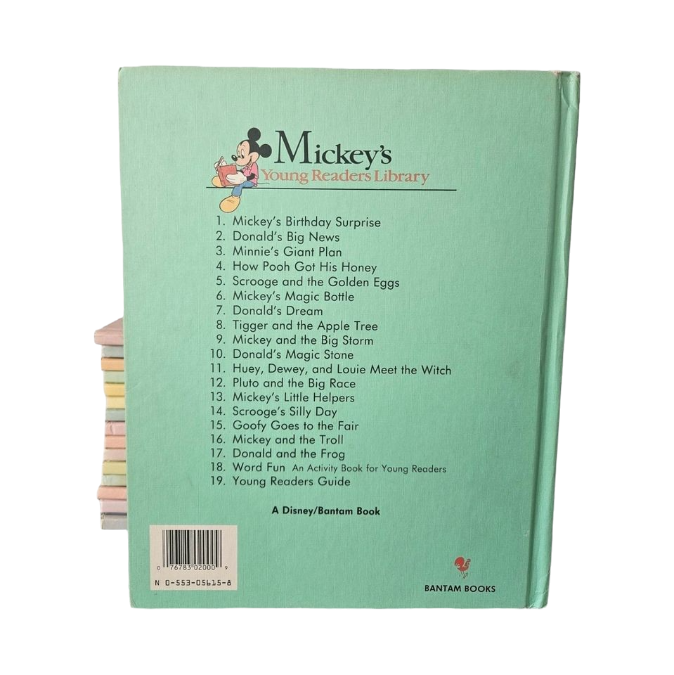 Vintage Mickey's Young Reader Library collection Books