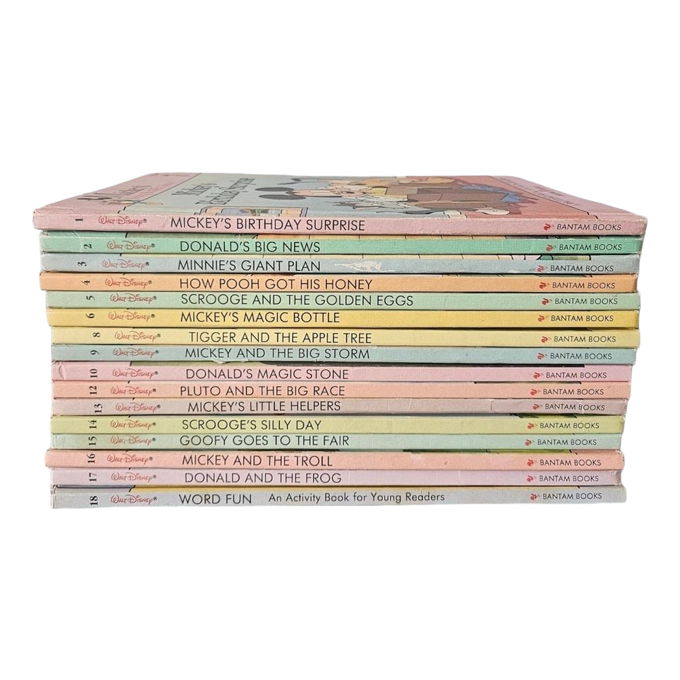 Vintage Mickey's Young Reader Library collection Books