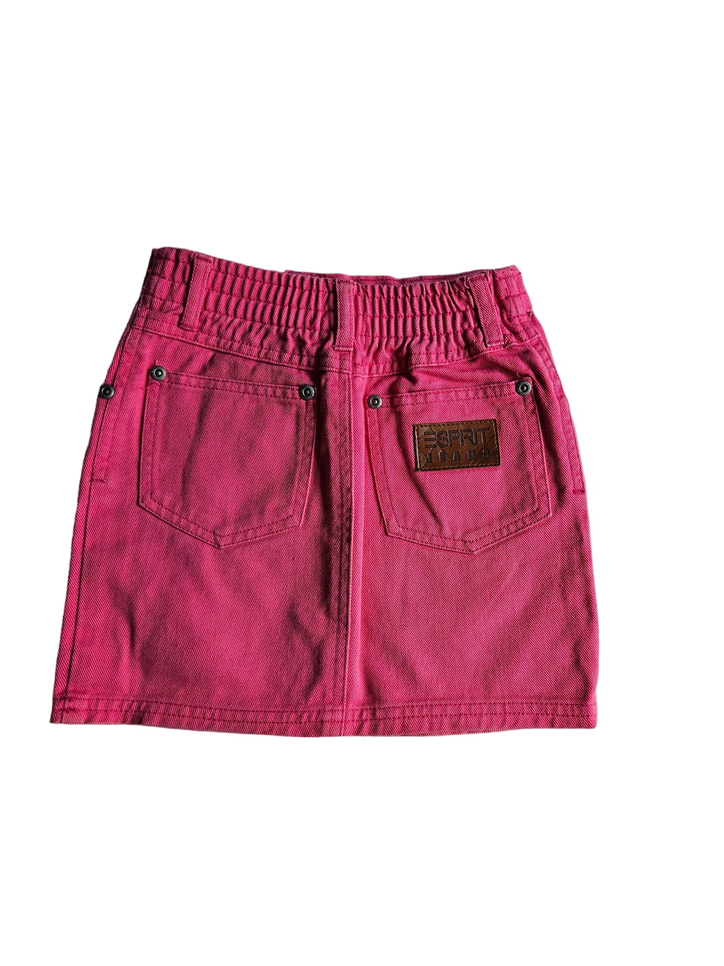 Vintage Esprit hot pink denim skirt Size 5