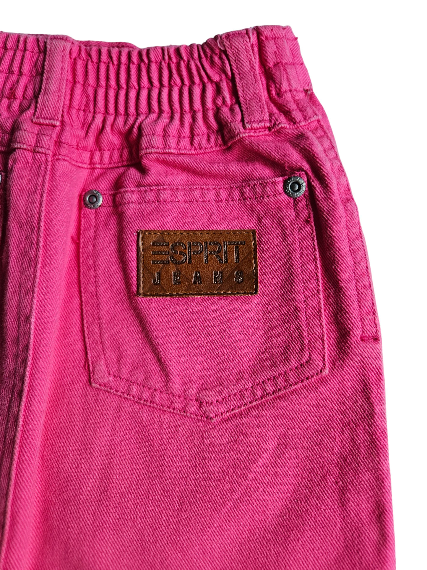 Vintage Esprit hot pink denim skirt Size 5