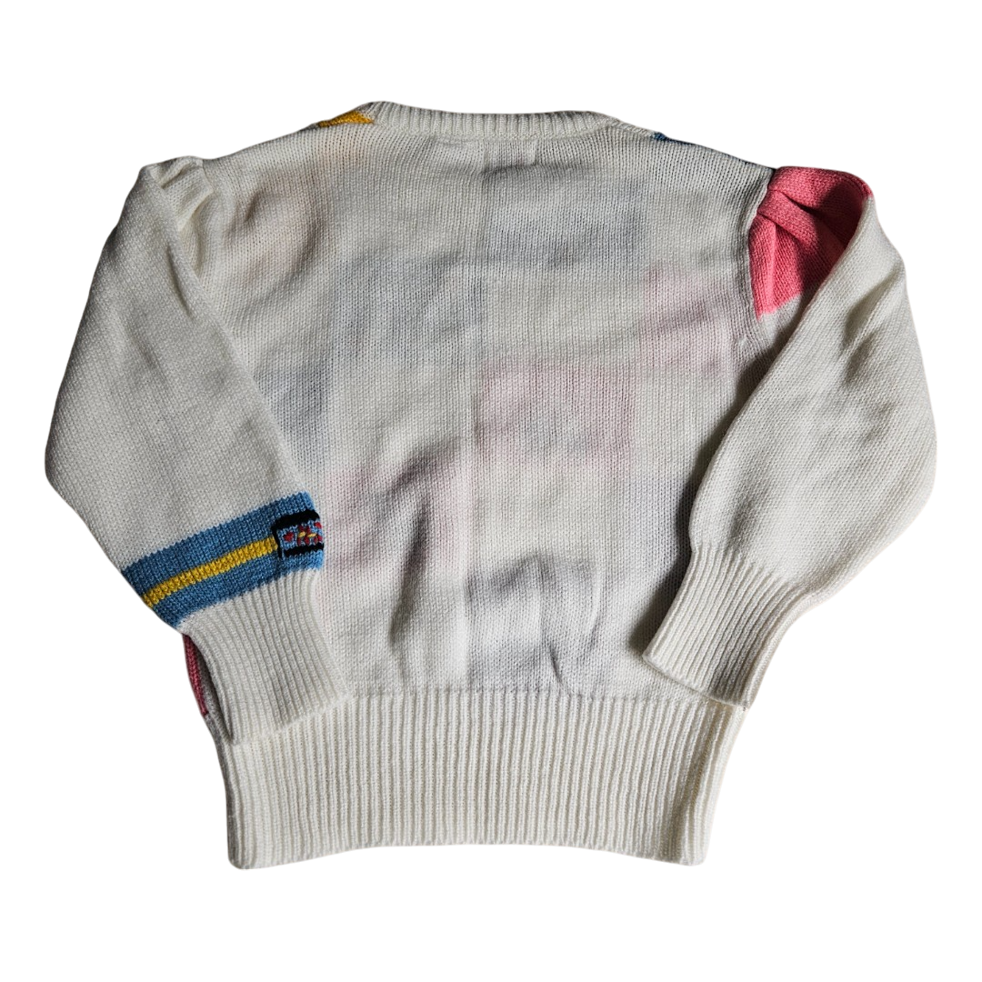 Vintage Popsicle acrylic knit sweater Size 6X