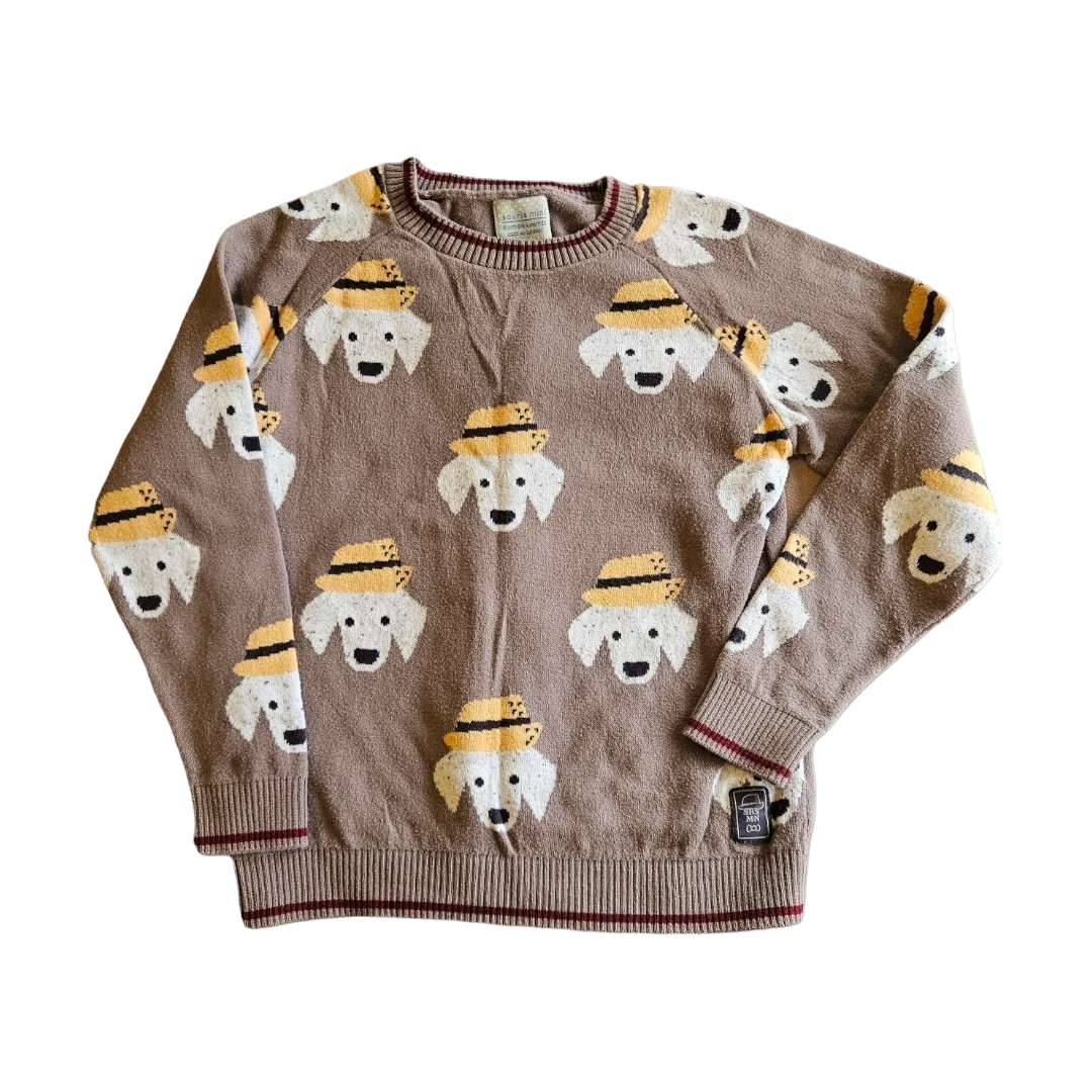 Souris Mini all over print dog sweater 7Y