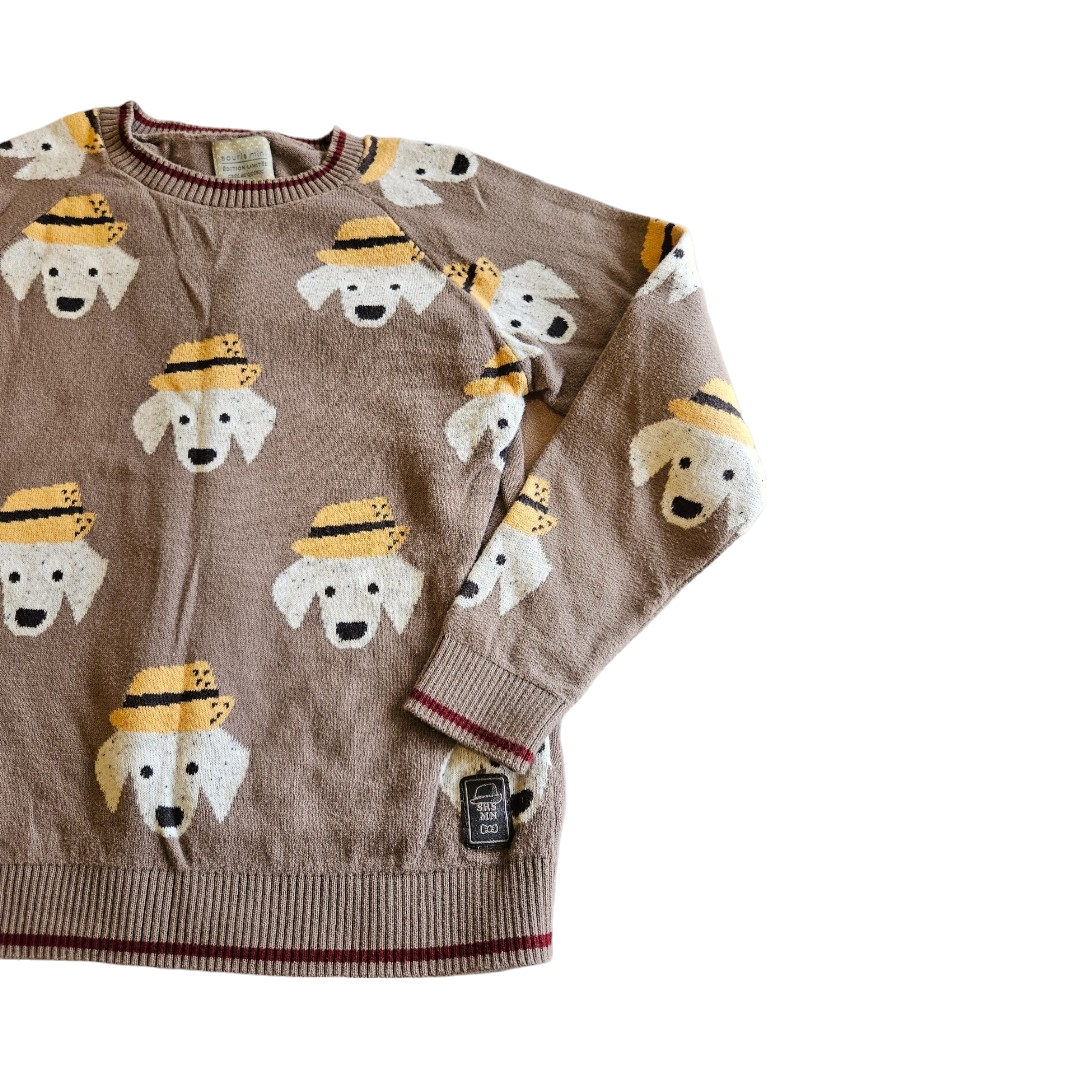 Souris Mini all over print dog sweater 7Y