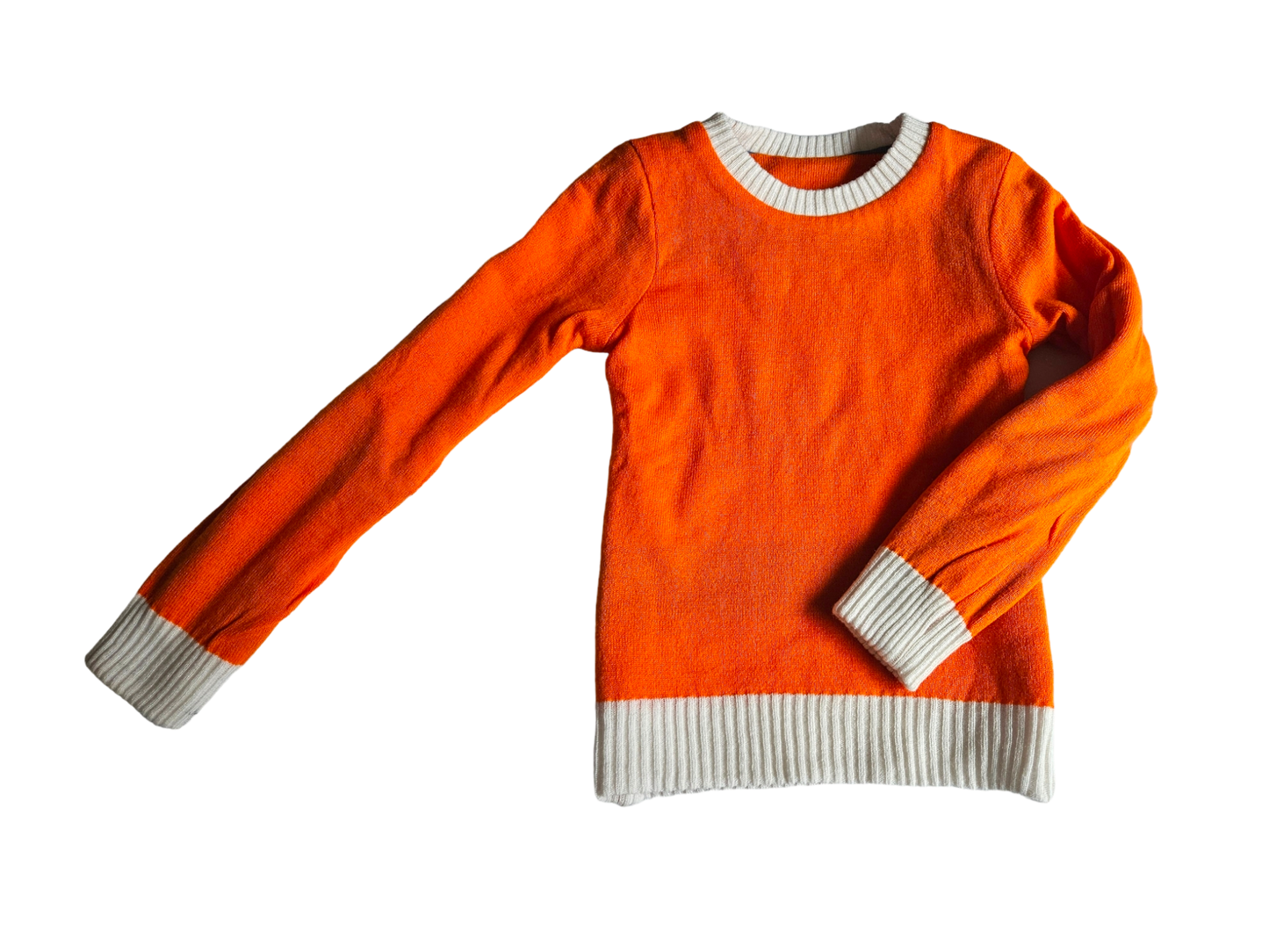 Reversible striped knit sweater approx 5-7T