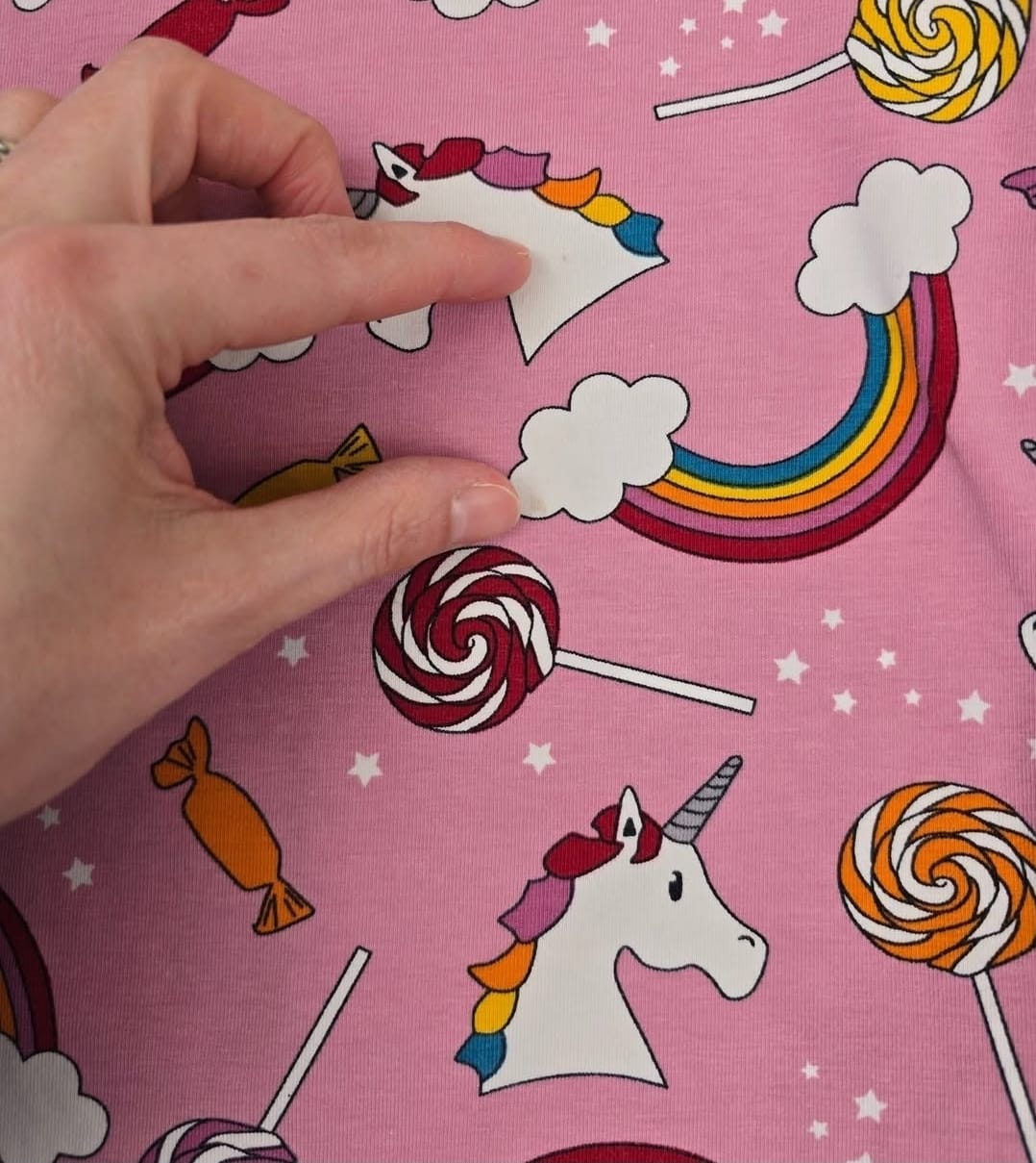 Villervalla rainbow and unicorn long sleeve tee 4-5T