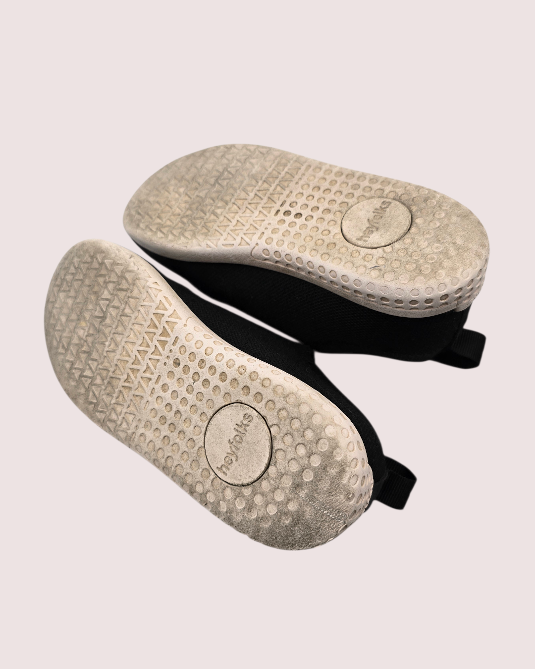 Heyfolks black slip on shoes 11C EUC