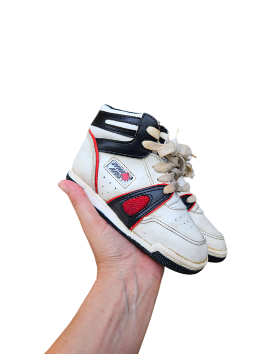Vintage DynaKids high top leather sneakers US8C