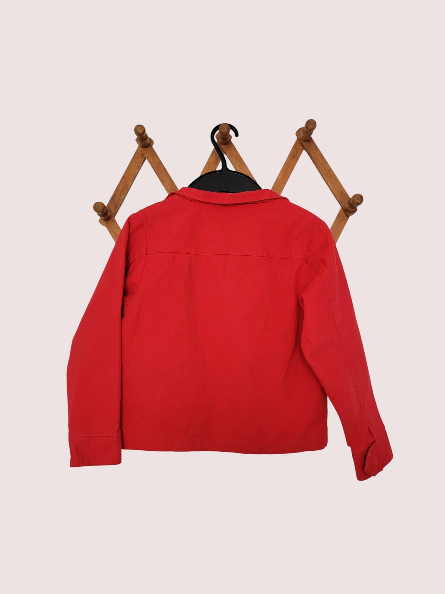 Red spring jacket, lightly lined Size 4 NWT