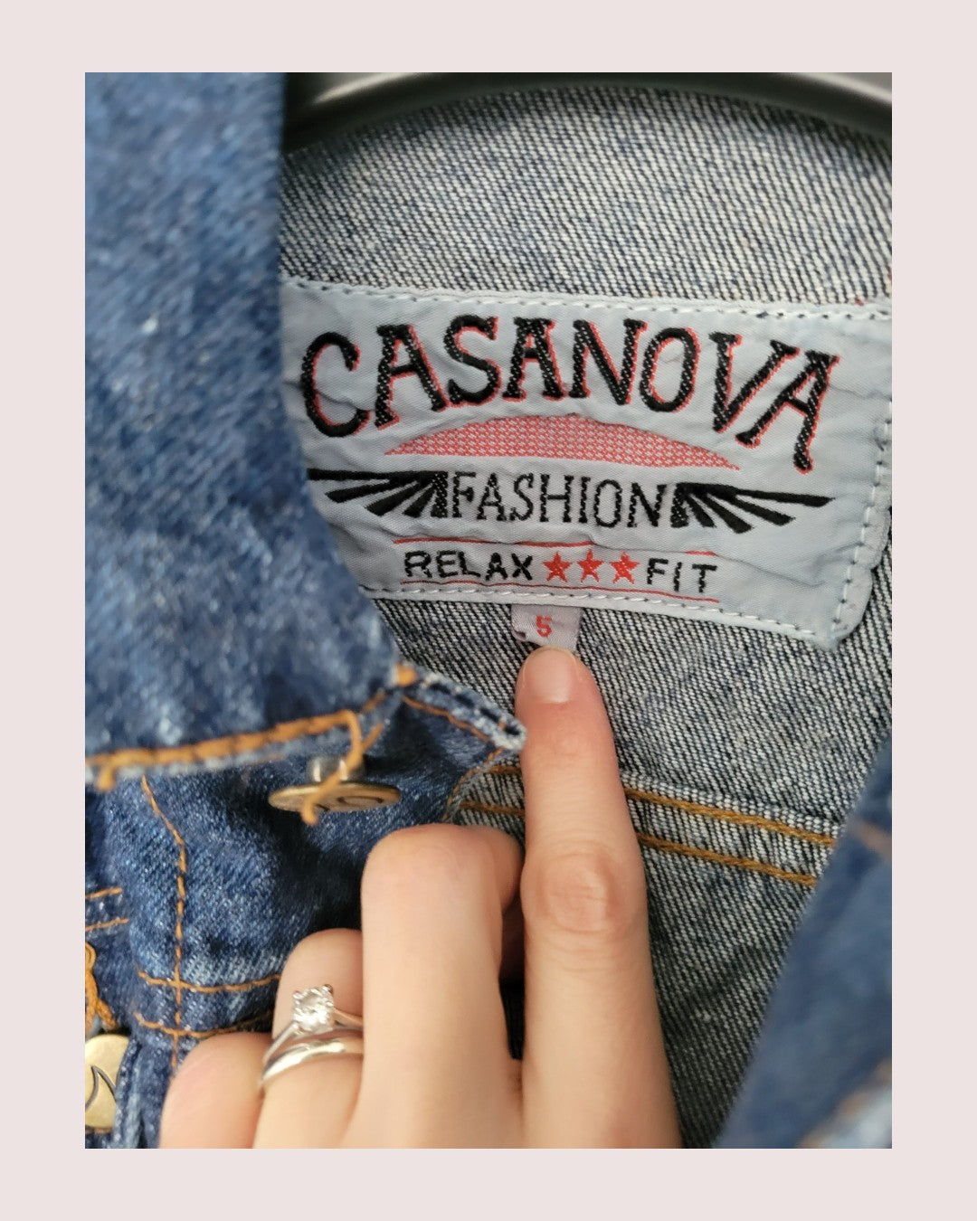 Vintage Casanova denim jacket Size 5