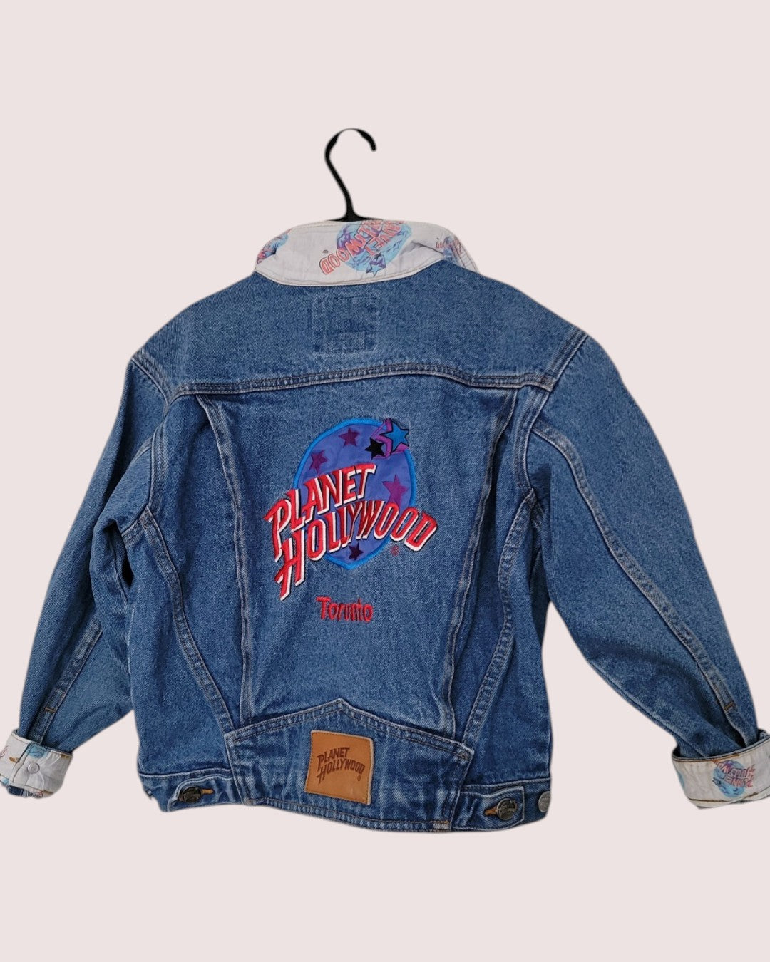 Vintage Planet Hollywood Toronto jean jacket Youth M