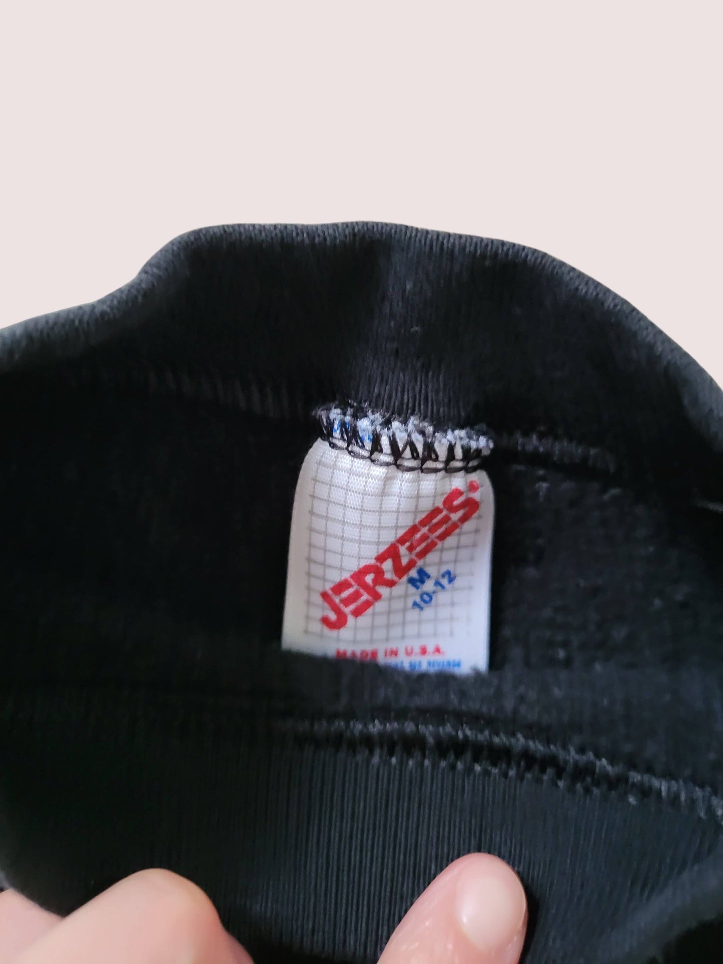 Vintage crewneck with embroidered "Cat Woman" approx 6-8Y