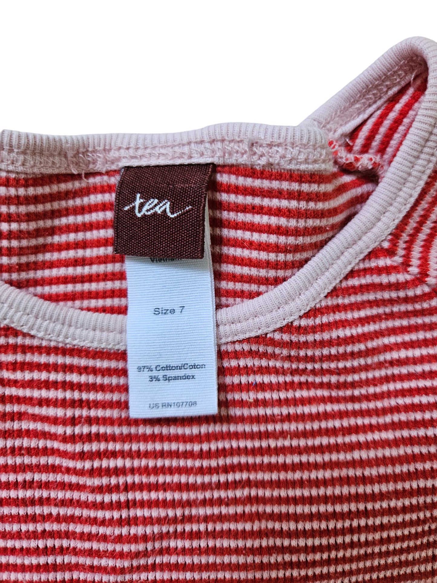 Tea Collection striped waffle knit long sleeve