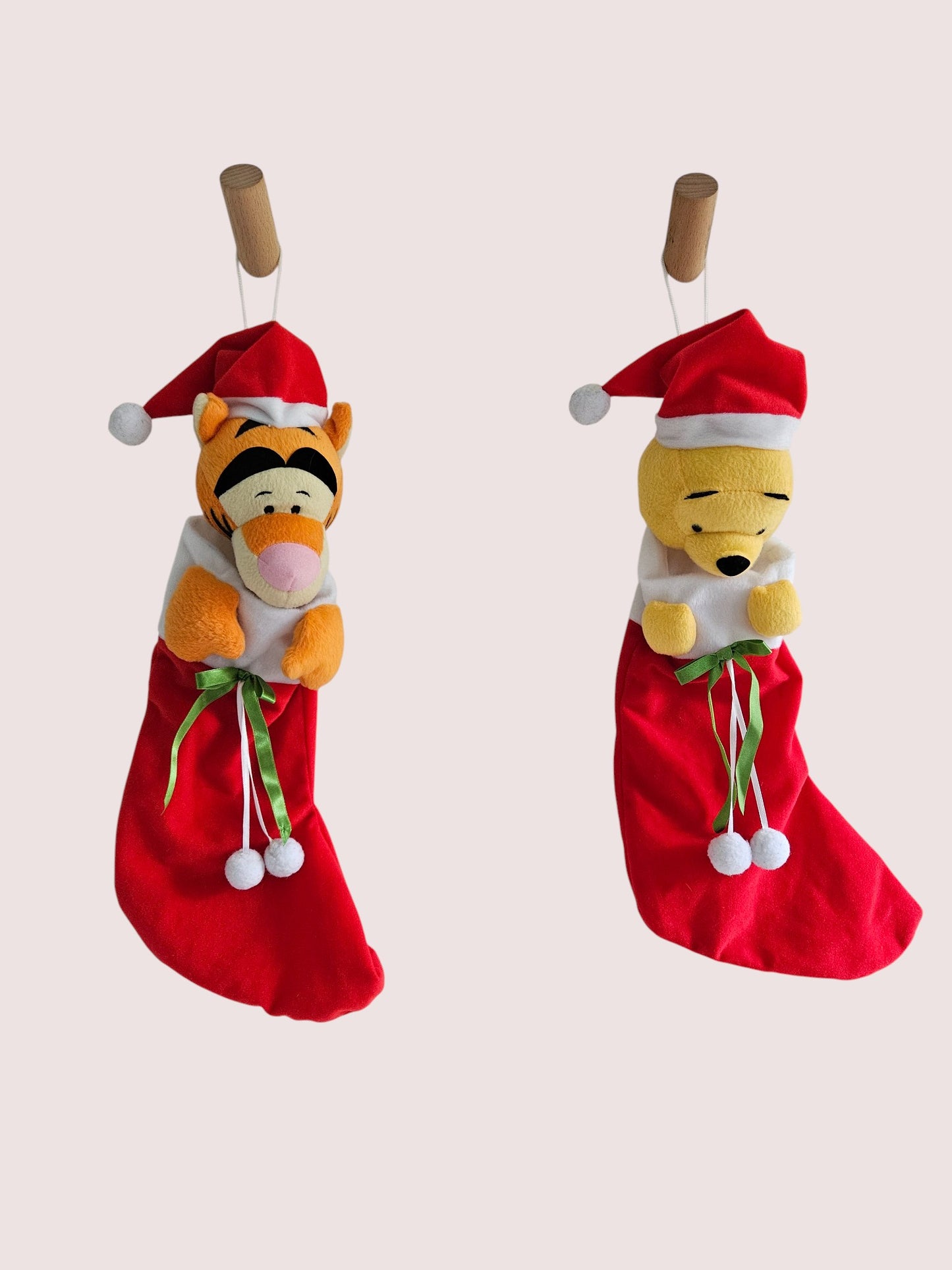 Vintage Winnie and Tigger stockings