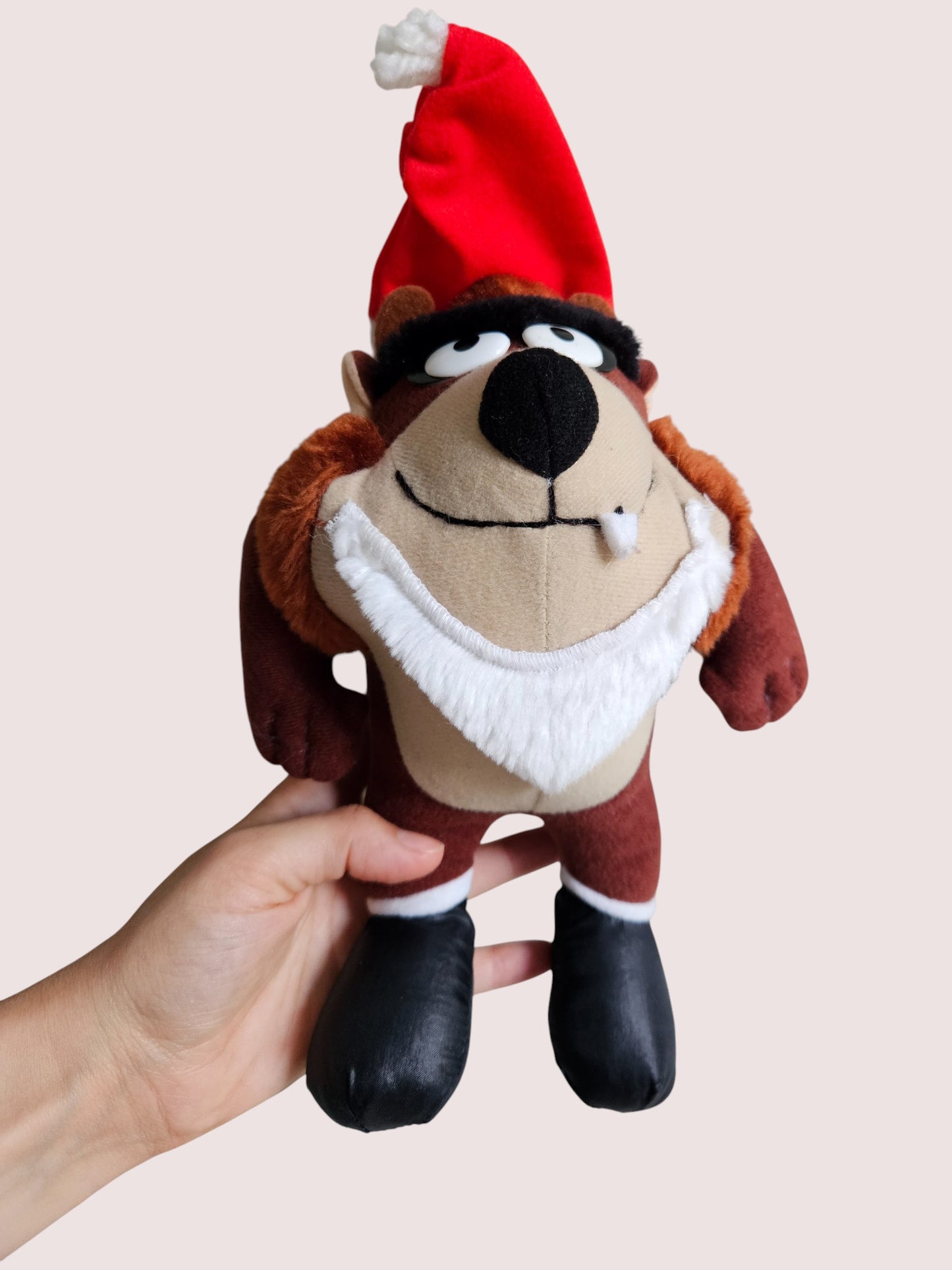 Vintage holiday Taz plush/ornament