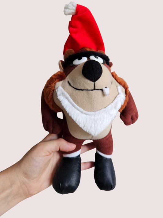 Vintage holiday Taz plush/ornament