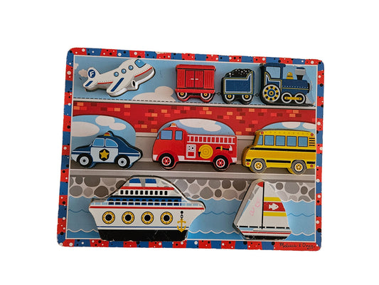 Melissa and Doug Things That Go Chunky Puzzle