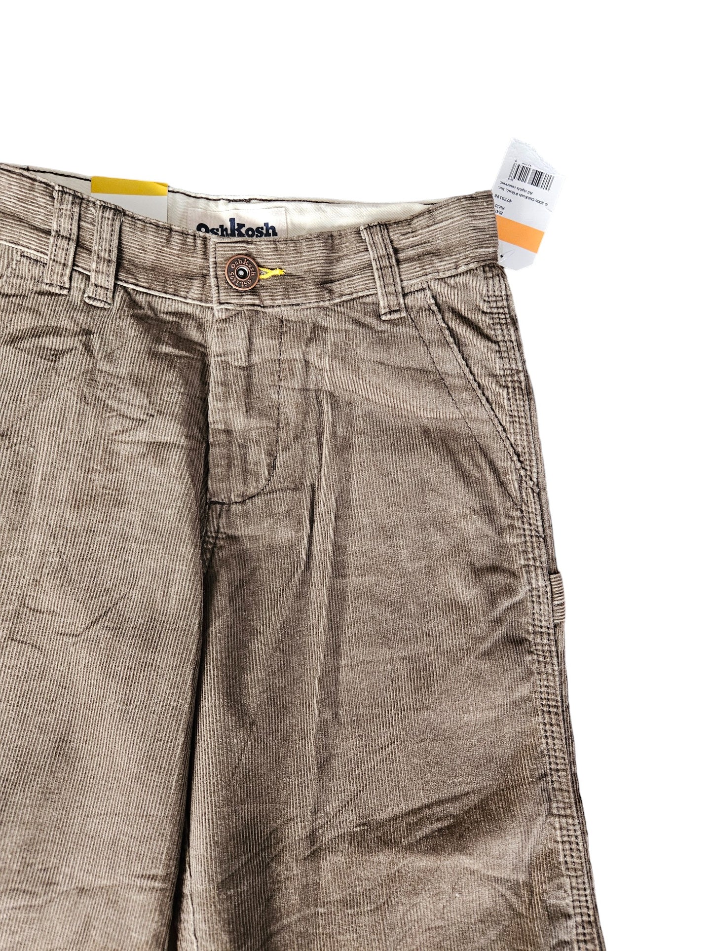 Oshkosh corduroy carpenter pants Size 7y NWT
