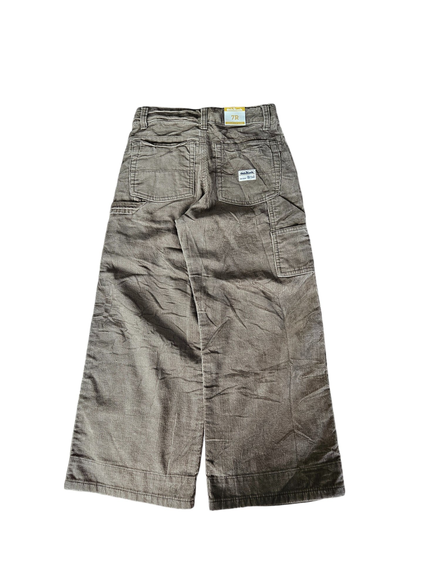 Oshkosh corduroy carpenter pants Size 7y NWT