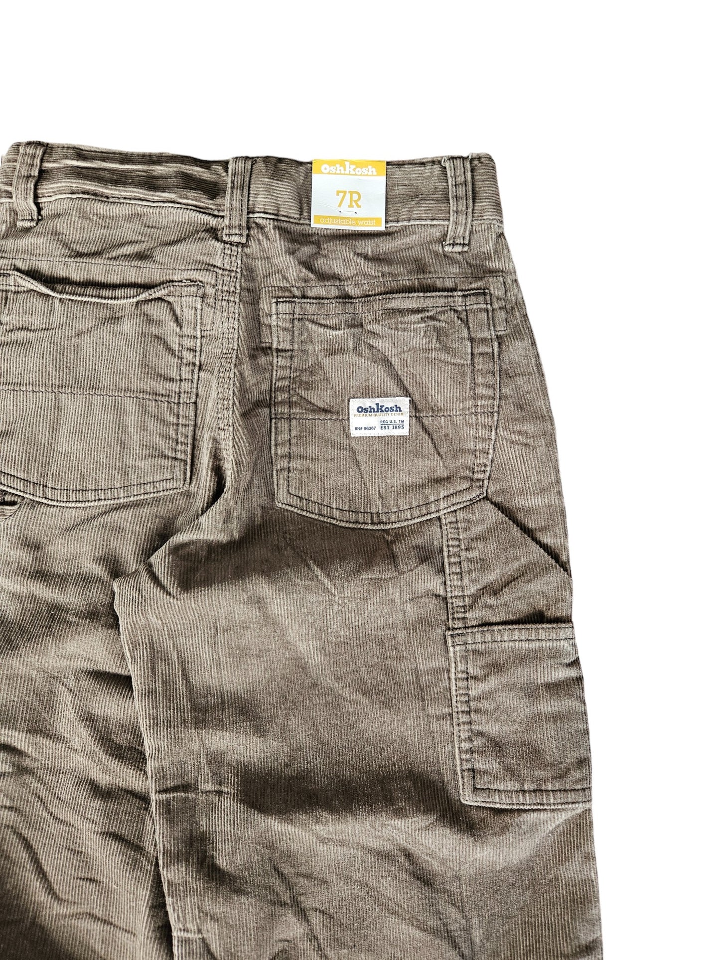 Oshkosh corduroy carpenter pants Size 7y NWT