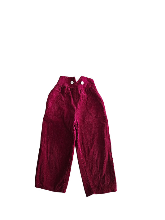 Vintage burgundy corduroy pants Size 3