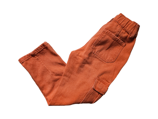 Modern orange cargo jeans Size 8Y