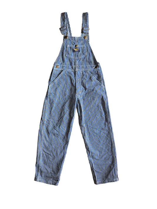 Vintage Oshkosh hickory stripe overalls Size 6X