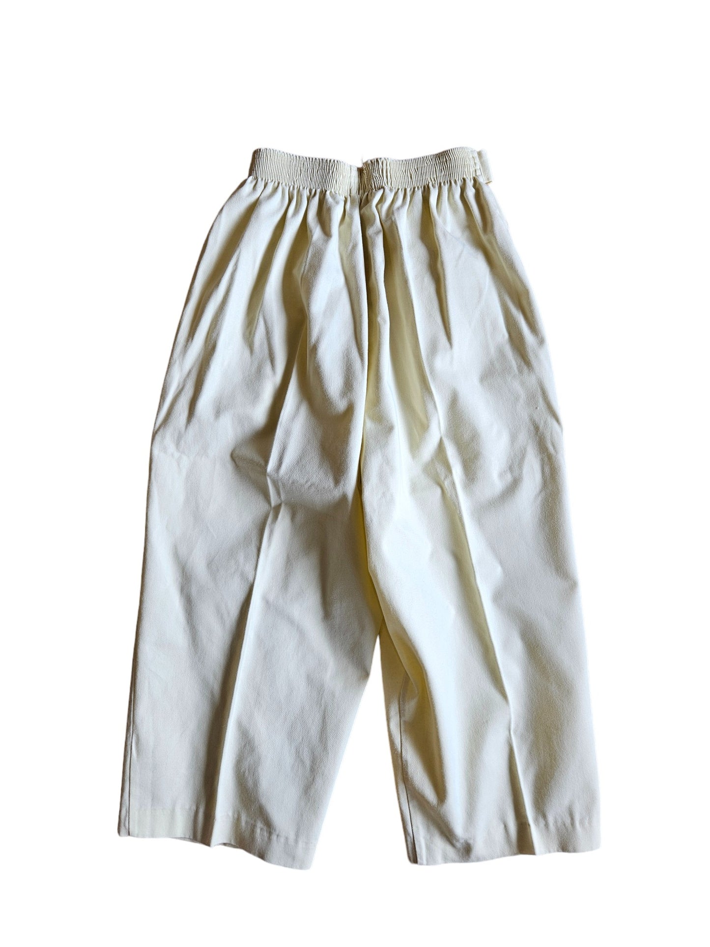 Vintage pale yellow trousers Youth M