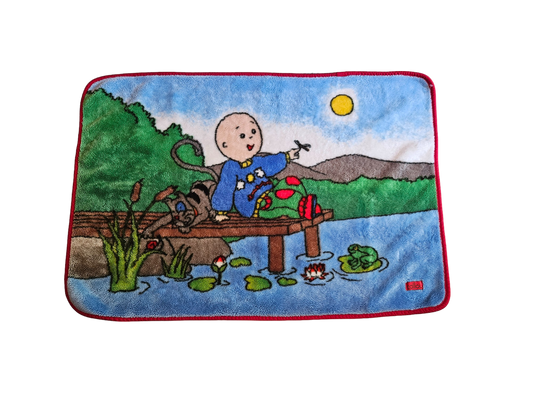 Vintage Caillou fleece blanket