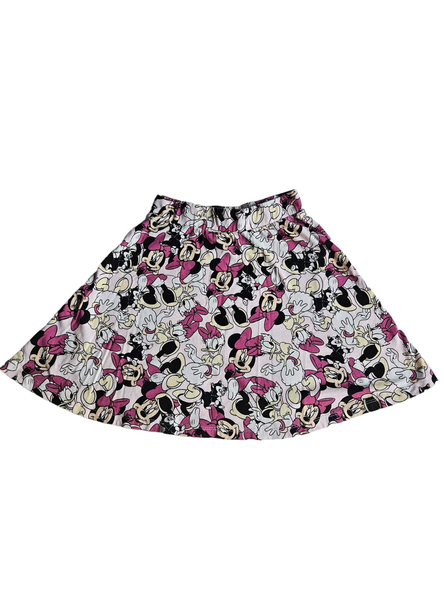 Disney Minnie, Daisy and Marie circle skirt Tagged 128, approx 7-8y